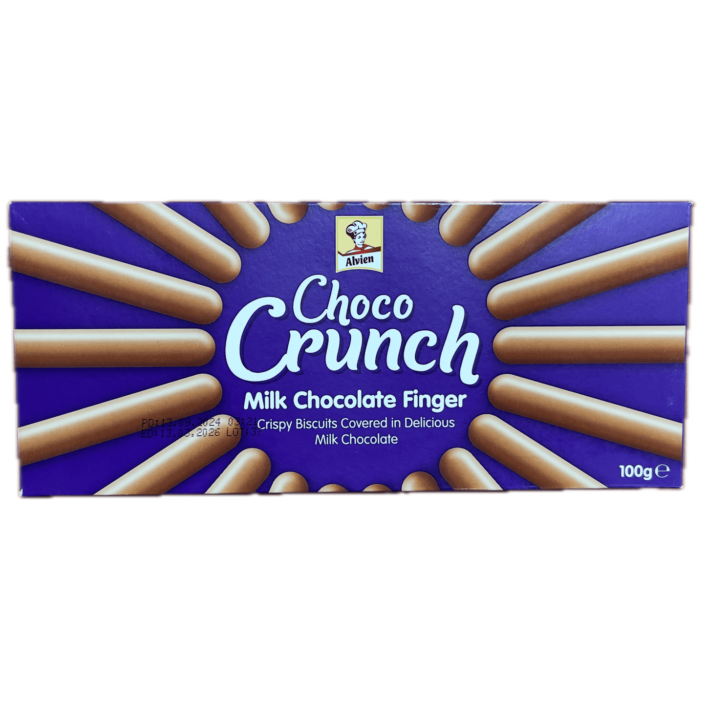 Choco Crunch Milk Chocolate Fingers 100g - Efsane Activ