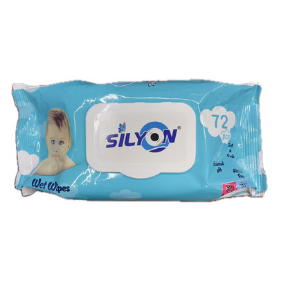 Silyon Wet Wipes 72 Pieces