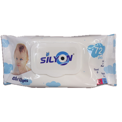 Silyon Wet Wipes 72 Pieces